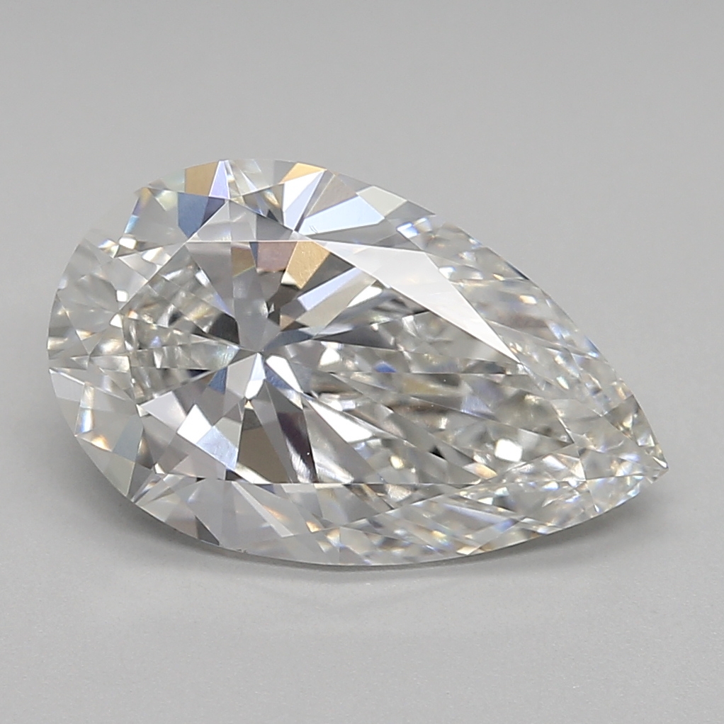 3.00 Carat G-VVS2 Ideal Pear Diamond