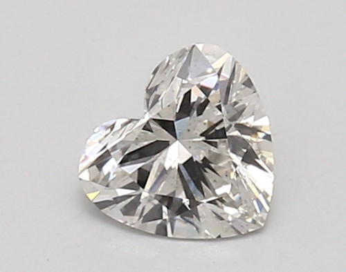 0.80 carat f SI1 EX  Cut IGI heart diamond
