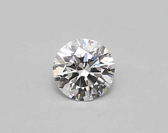 Actual 0.24 carat D Round lab-grown diamond