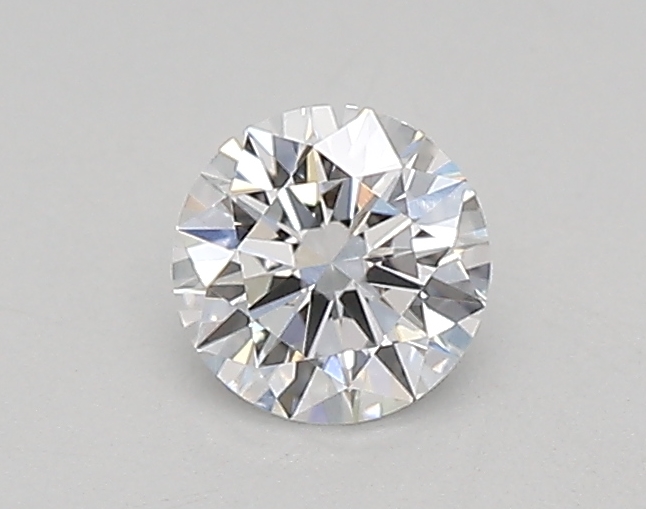 Actual 0.26 carat D Round lab-grown diamond