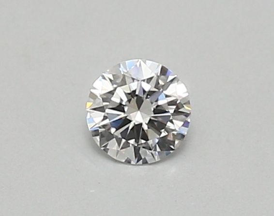 Actual 0.26 carat D Round lab-grown diamond