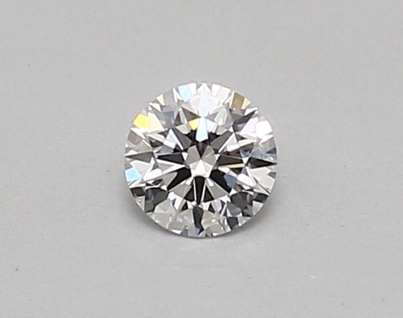 Actual 0.27 carat D Round lab-grown diamond