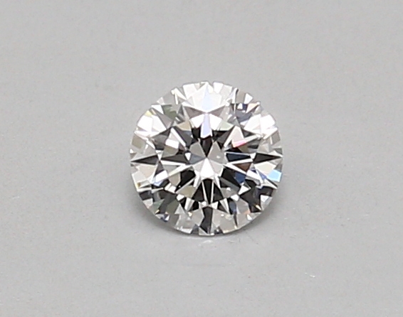 0.27 carat round lab-grown diamond