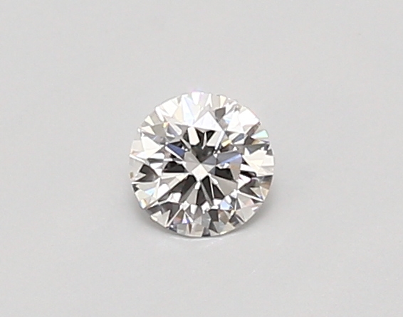 Actual 0.26 carat D Round lab-grown diamond