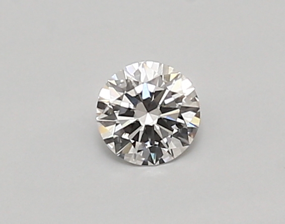 Actual 0.26 carat D Round lab-grown diamond