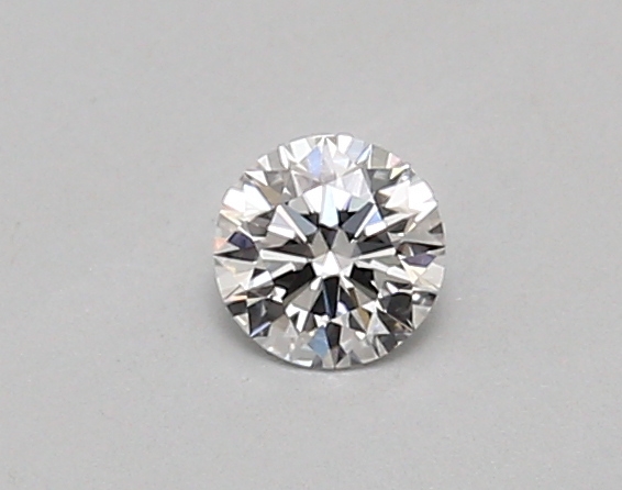 Actual 0.26 carat D Round lab-grown diamond