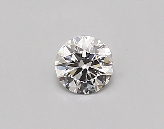 Actual 0.26 carat D Round lab-grown diamond