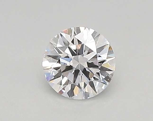 0.27 carat round lab-grown diamond