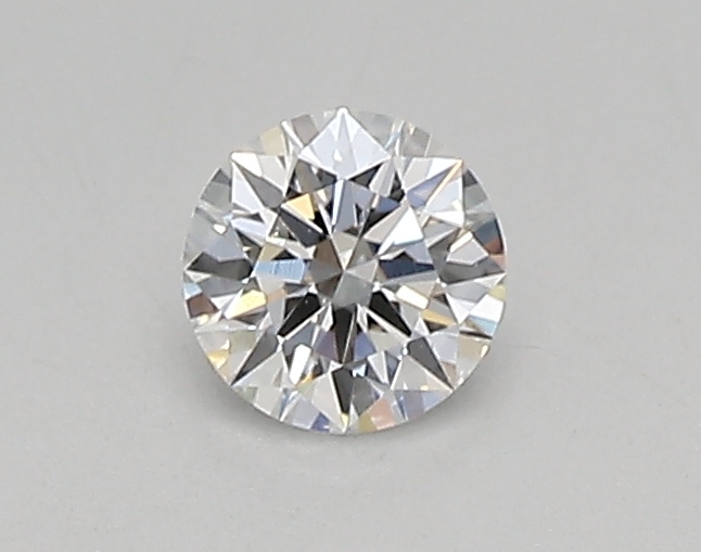 Actual 0.26 carat D Round lab-grown diamond