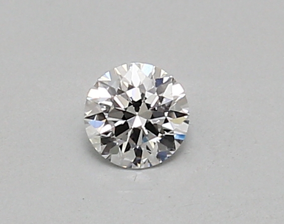 Actual 0.26 carat D Round lab-grown diamond