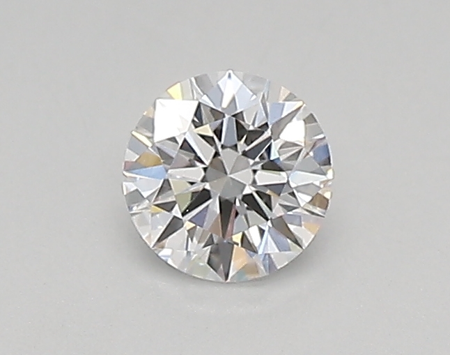 Actual 0.26 carat D Round lab-grown diamond