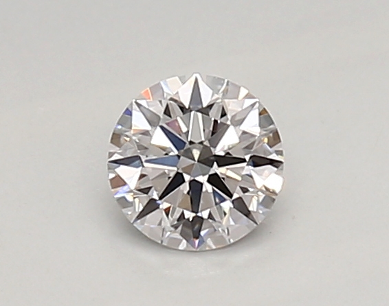 Actual 0.27 carat D Round lab-grown diamond