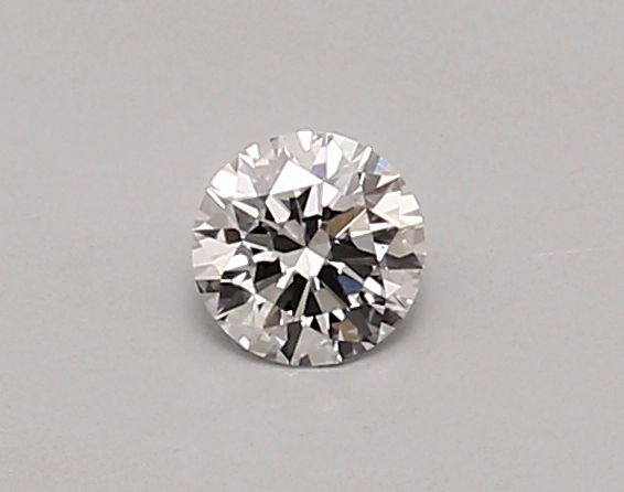 Actual 0.26 carat D Round lab-grown diamond
