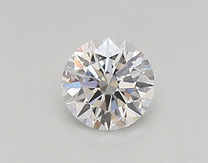 Actual 0.27 carat D Round lab-grown diamond