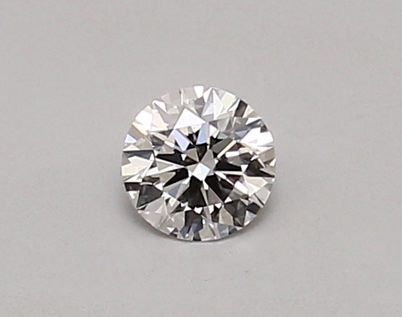 Actual 0.27 carat D Round lab-grown diamond