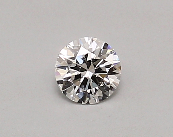 0.27 carat round lab-grown diamond