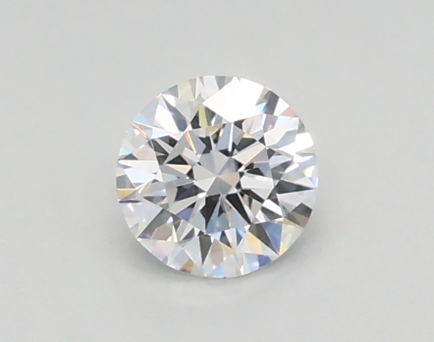 Actual 0.26 carat D Round lab-grown diamond