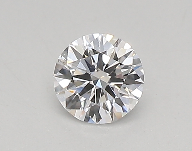 Actual 0.26 carat D Round lab-grown diamond