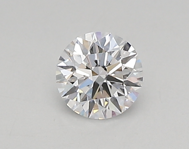 Actual 0.26 carat D Round lab-grown diamond