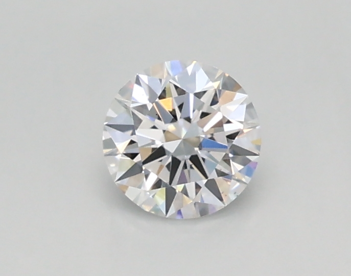 Actual 0.27 carat D Round lab-grown diamond