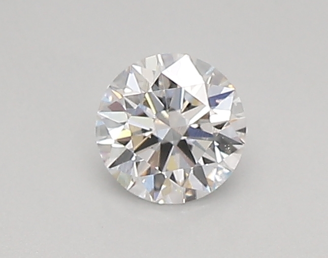 Actual 0.26 carat D Round lab-grown diamond