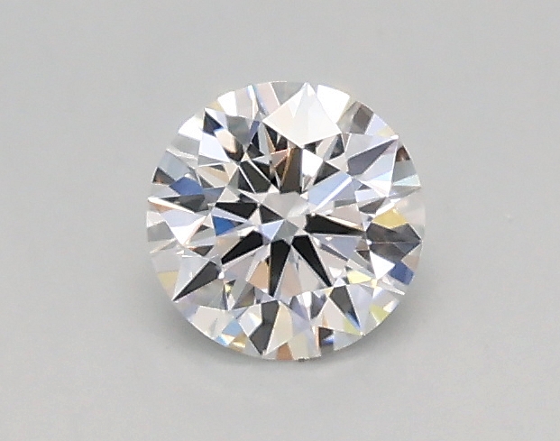 Actual 0.26 carat D Round lab-grown diamond