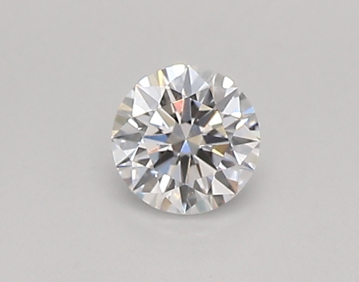 Actual 0.24 carat D Round lab-grown diamond