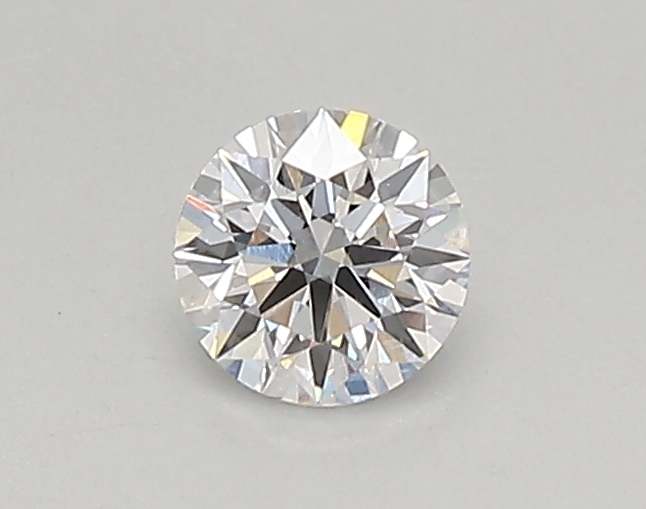 Actual 0.26 carat D Round lab-grown diamond