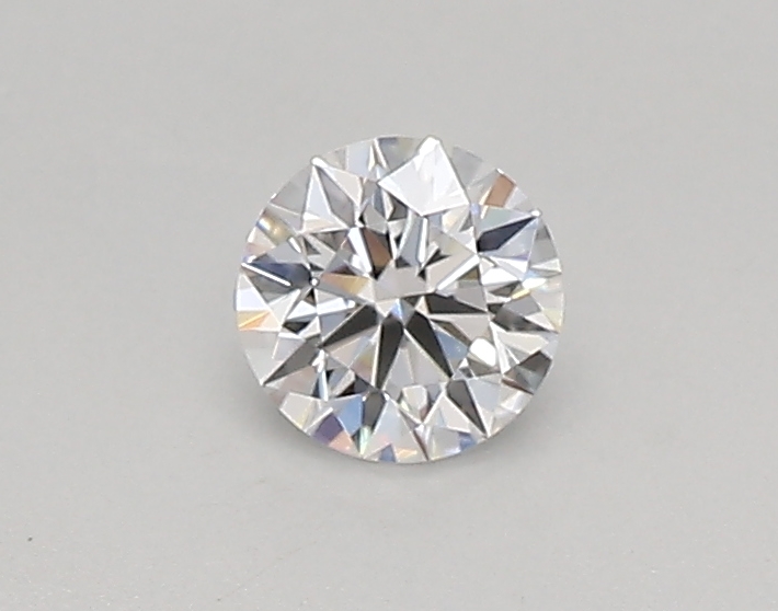 Actual 0.26 carat D Round lab-grown diamond