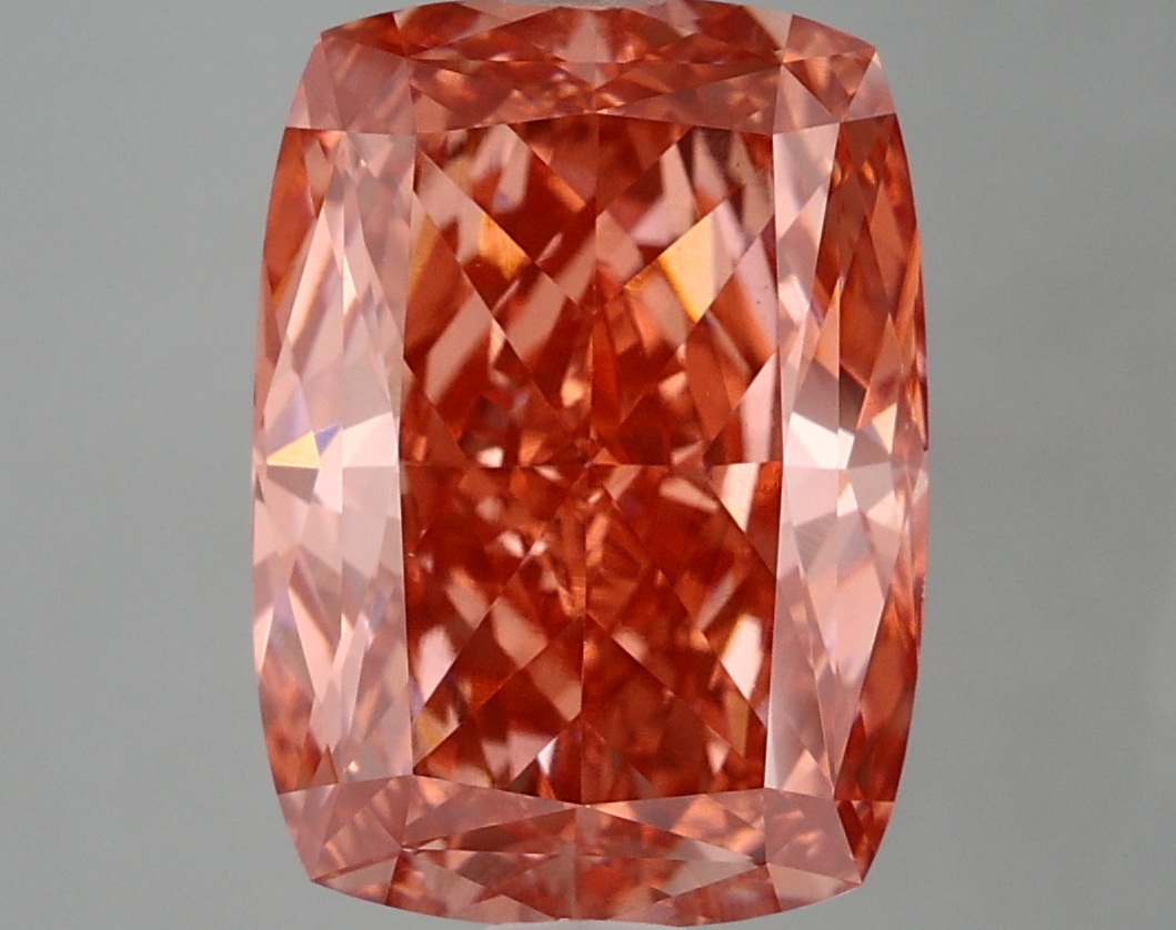 6.24 ct. cushion Lab Grown Diamond front image