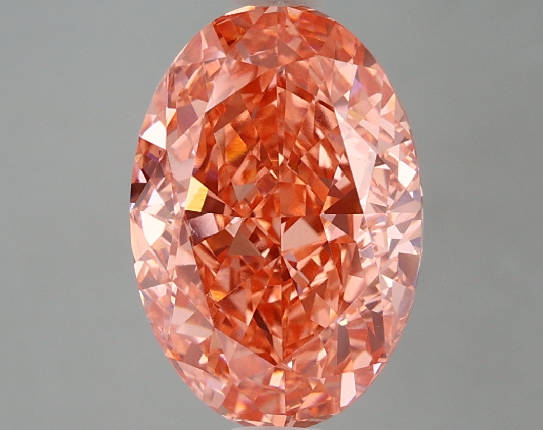 5.02 ct. oval Lab Grown Diamond front image