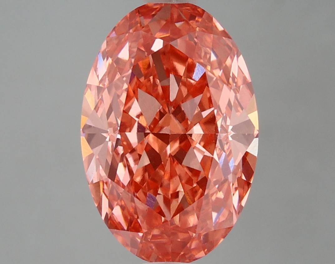 5.17 ct. oval Lab Grown Diamond front image
