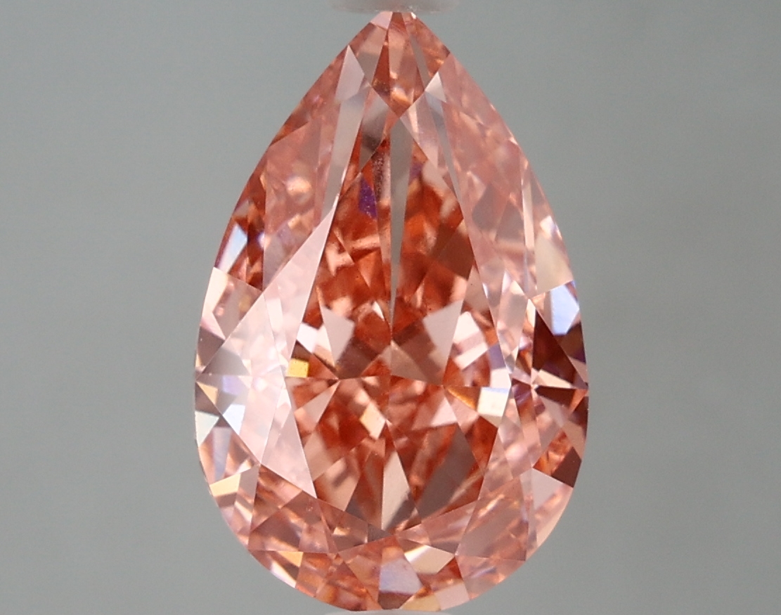 4.64 ct. pear Lab Grown Diamond front image