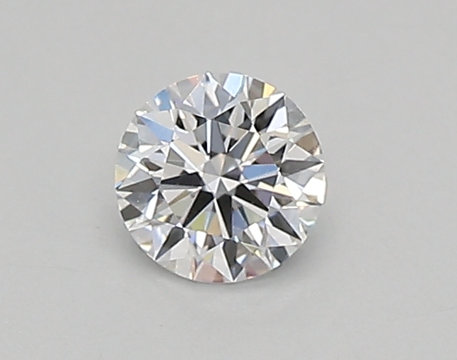 Actual 0.26 carat D Round lab-grown diamond