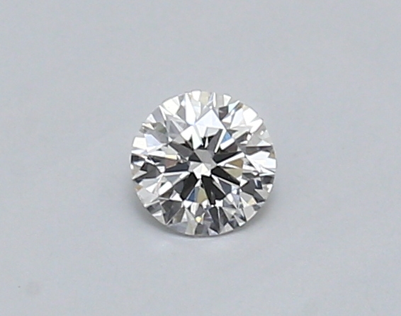 Actual 0.27 carat D Round lab-grown diamond
