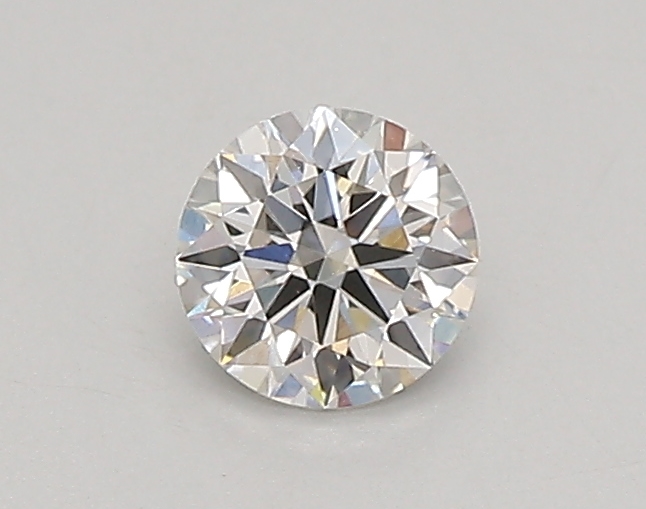 Actual 0.28 carat F Round lab-grown diamond