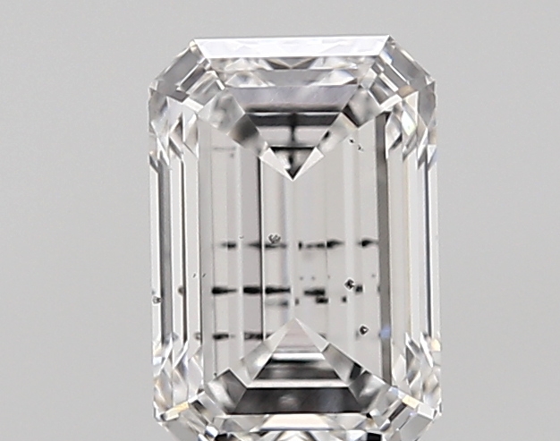 1.11 Carat E-SI1 Ideal Emerald Diamond