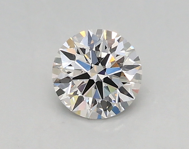 Actual 0.26 carat F Round lab-grown diamond