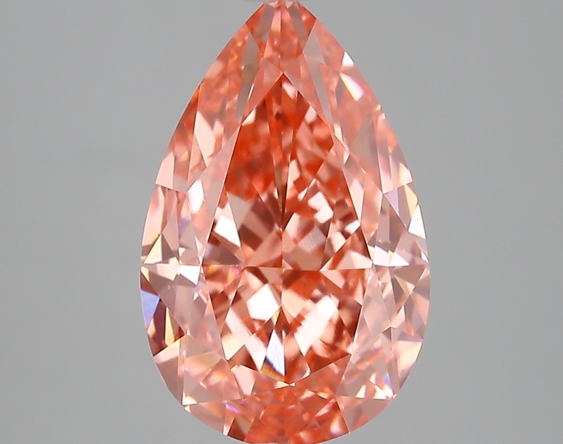 5.01 ct. pear Lab Grown Diamond front image