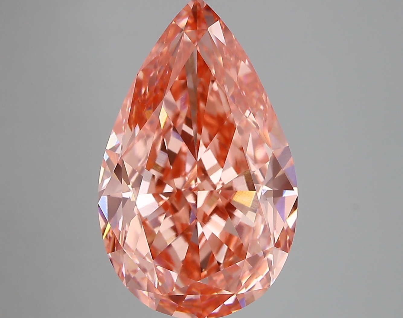 6.11 ct. pear Lab Grown Diamond front image