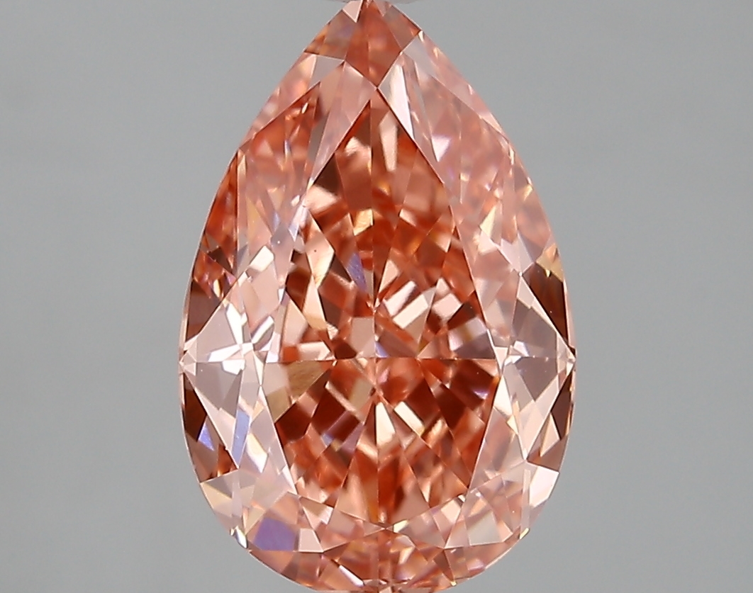 3.86 ct. pear Lab Grown Diamond front image