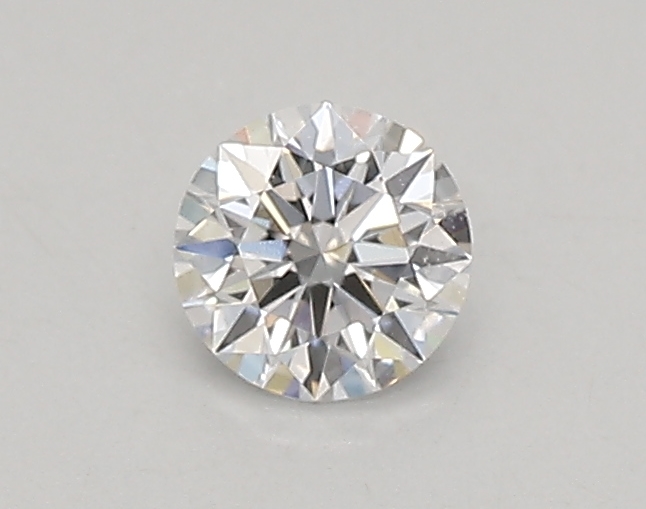 Actual 0.26 carat D Round lab-grown diamond