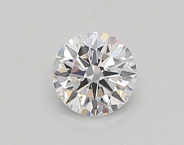 Actual 0.26 carat D Round lab-grown diamond