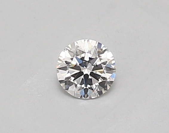 Actual 0.26 carat D Round lab-grown diamond