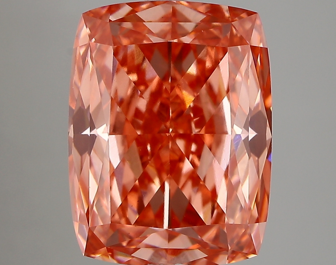 5.43 ct. cushion Lab Grown Diamond front image