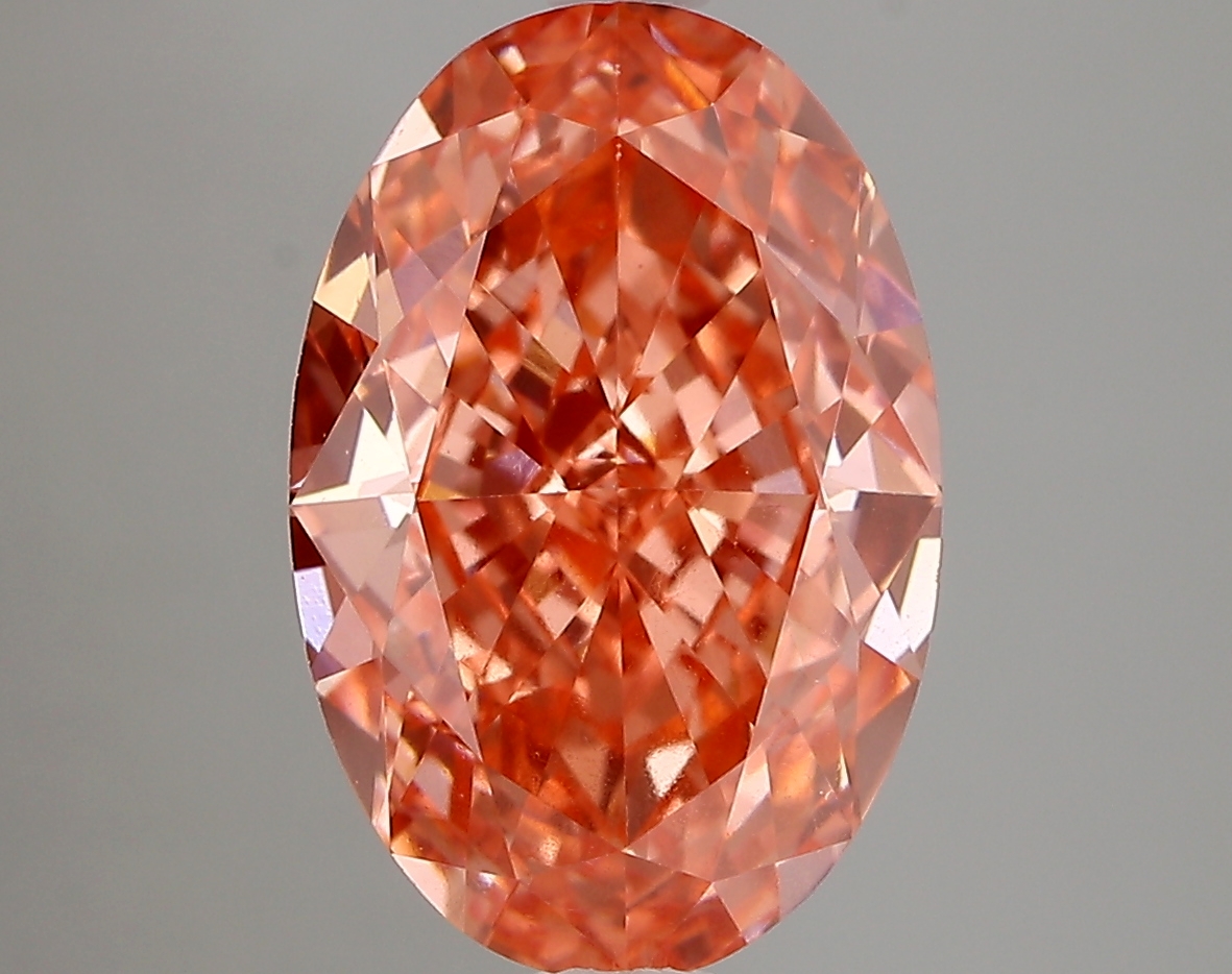 3.89 ct. oval Lab Grown Diamond front image