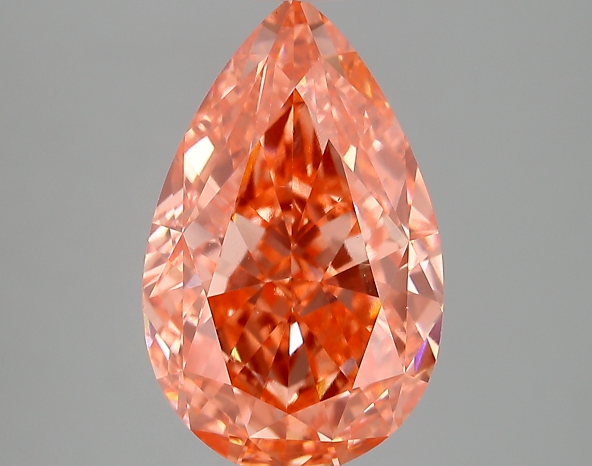 5.07 ct. pear Lab Grown Diamond front image