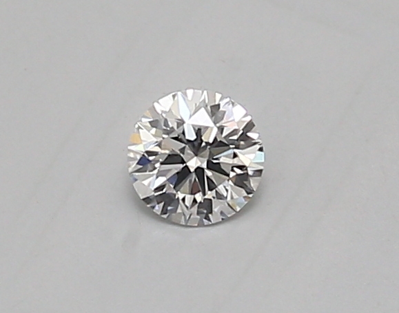 Actual 0.26 carat D Round lab-grown diamond