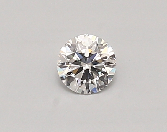 Actual 0.26 carat E Round lab-grown diamond