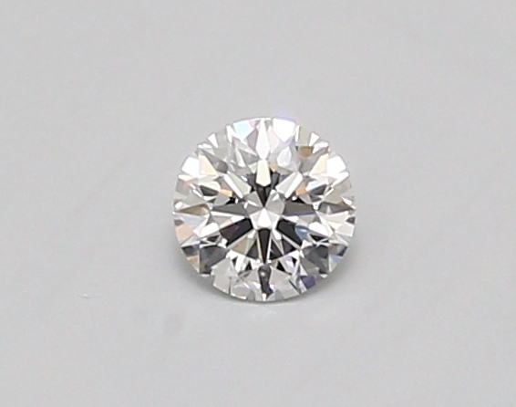 Actual 0.26 carat D Round lab-grown diamond